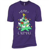 Merry Catmas Funny Cool Christmas Mug PINGPONG - Premium Short Sleeve T-Shirt