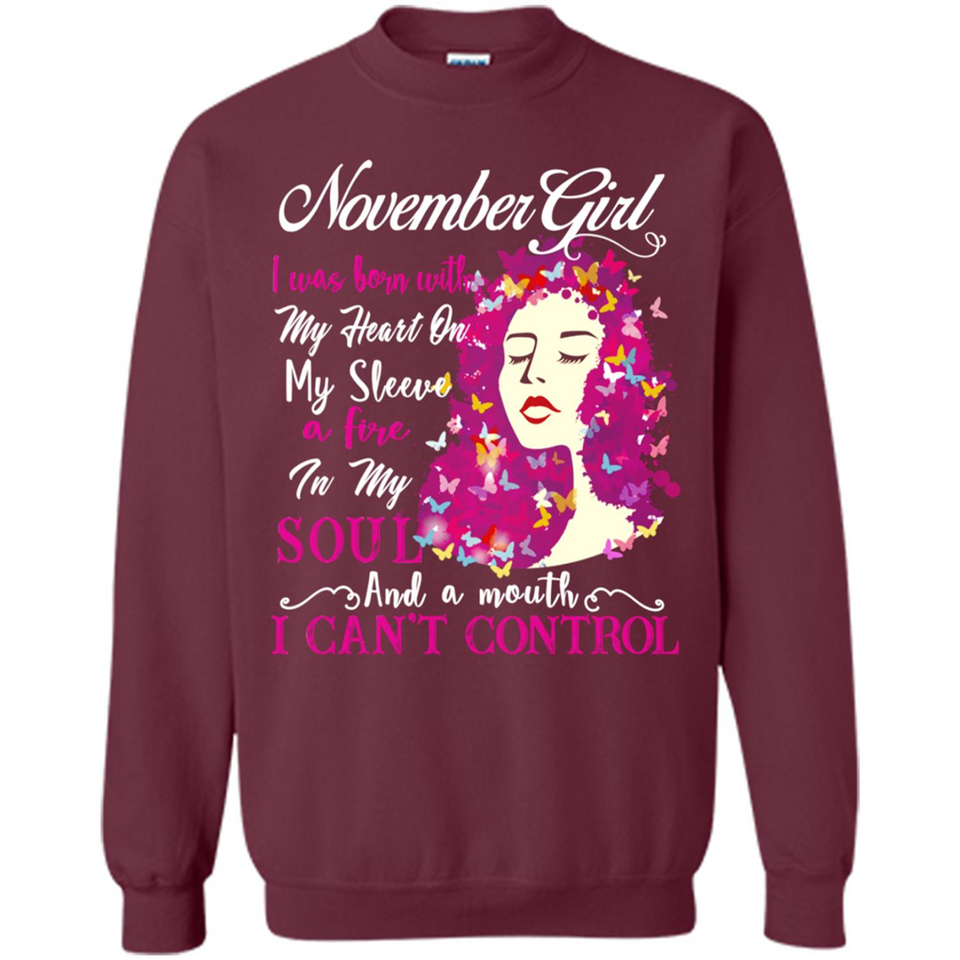 November Butterfly Girl - Sweatshirt