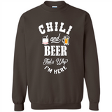 Chili Cookoff Funny T-shirt Chili And Beer - Sweatshirt