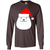 Funny Hamster Christmas t-shirt Santa Hat - Long Sleeve T-Shirt
