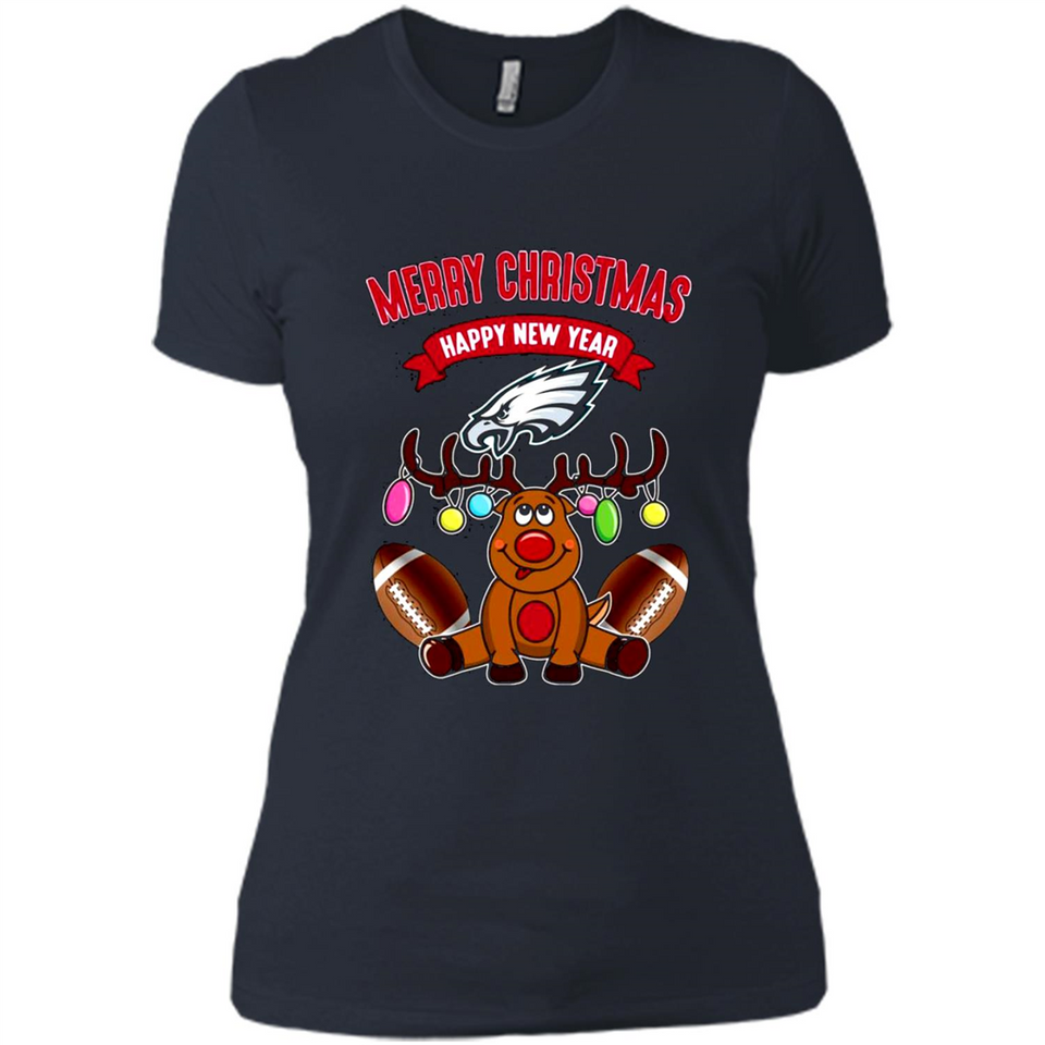 Philadelphia Eagles NFL Reindeer Funny Merry Christmas And Happy New Year