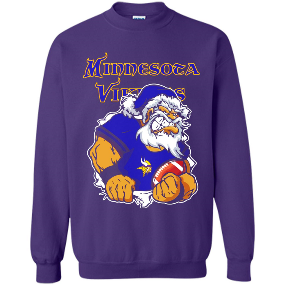 Grumpy Santa Claus Minnesota Vikings Football Team PINGPONG