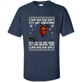 It's Not Christmas Until You See Hans Gruber Fall Ugly Christmas PINGPONG