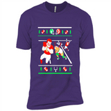 Santa vs Deer Football Ugly Christmas PINGPONG