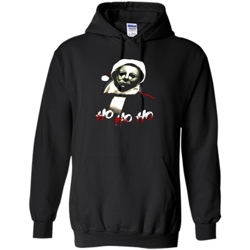Santa Michael Myers Ho Ho Ho Merry Christmas Sweatshirt - Hoodie
