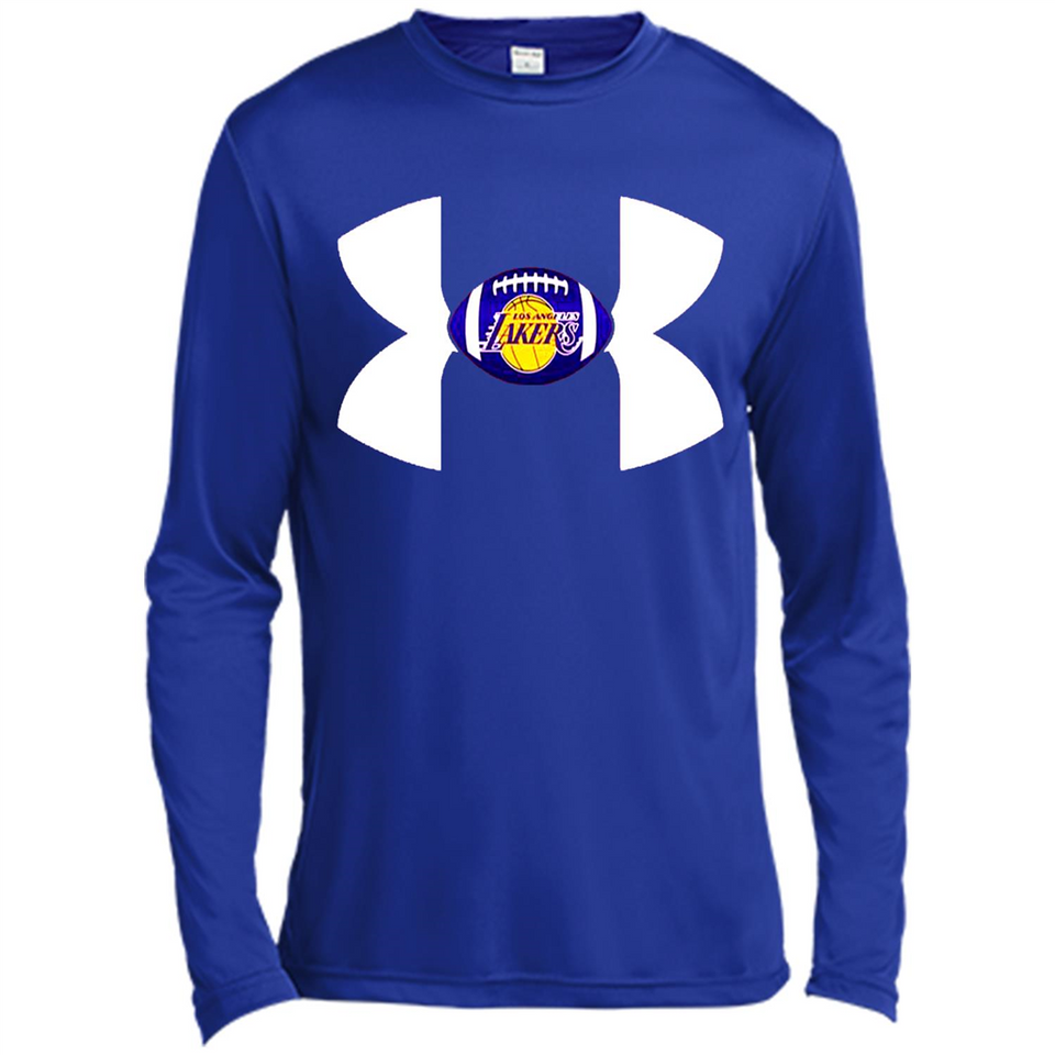 Los Angeles Lakers Under Armour Logo - Canvas Long Sleeve T-Shirt