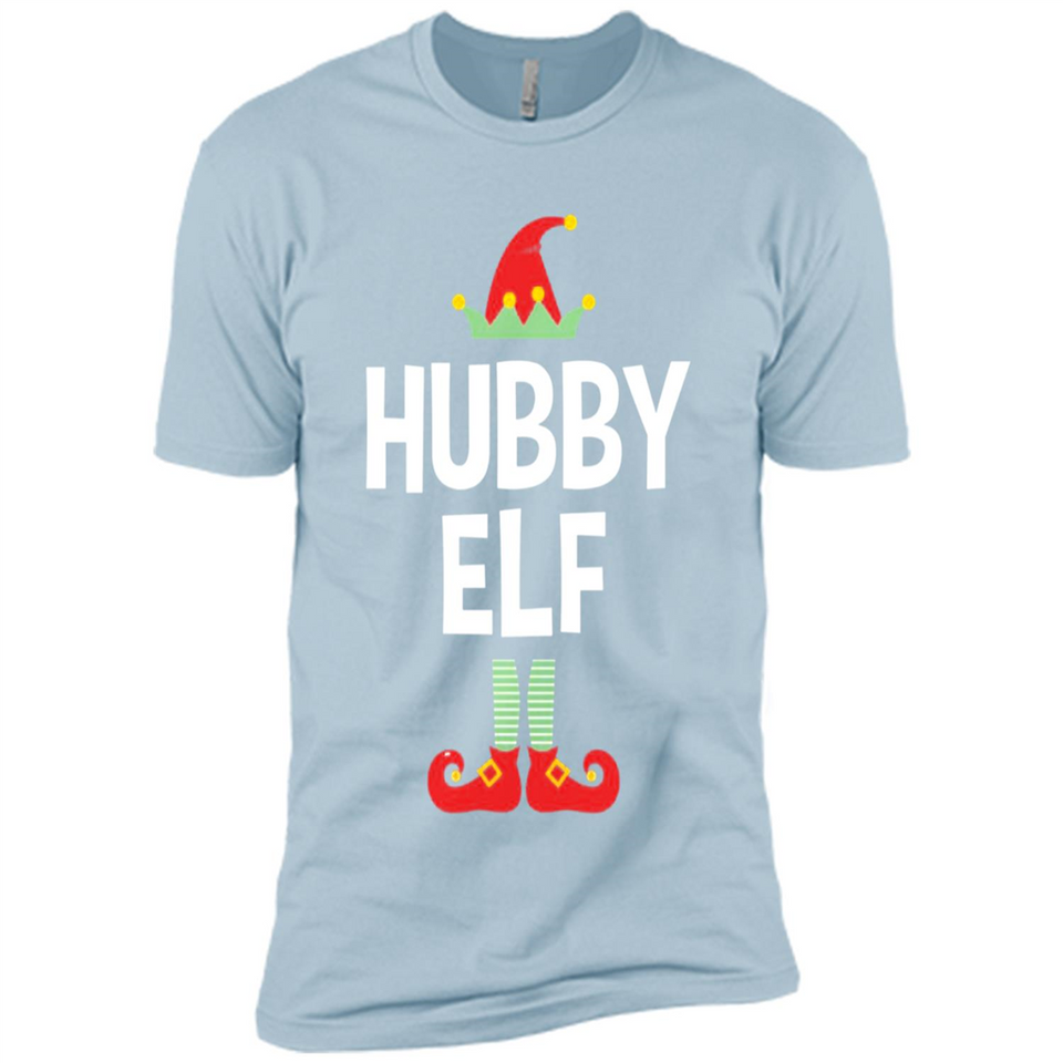 Hubby Elf Shirt - Family Matching Christmas Pajamas - Premium Short Sleeve T-Shirt