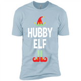 Hubby Elf Shirt - Family Matching Christmas Pajamas - Premium Short Sleeve T-Shirt