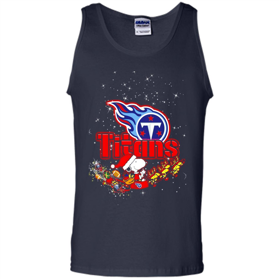 Snoopy Christmas Tennessee Titans - Tank Top