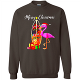 Flamingo Christmas Shirt, Merry Christmas Shirt , Flamingo - Sweatshirt