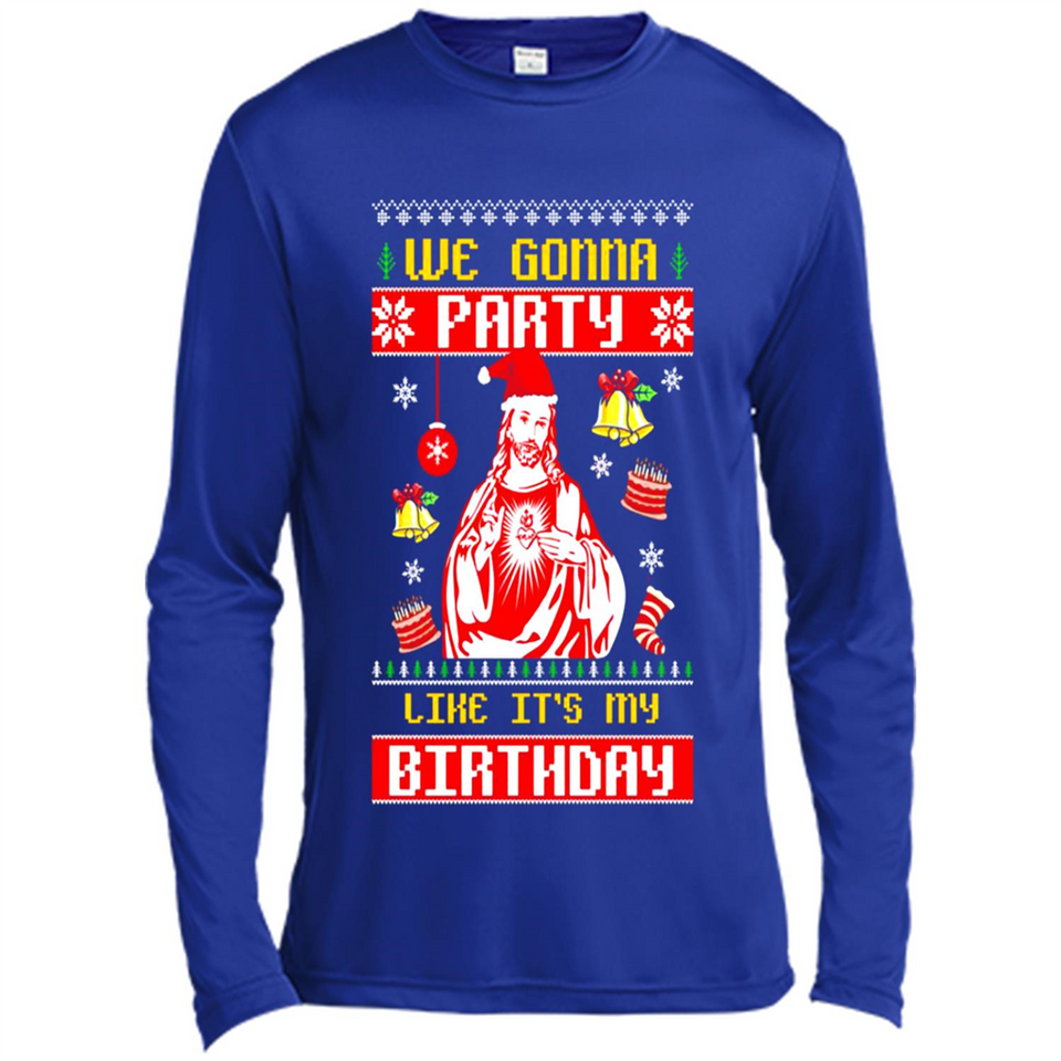 We Gonna Party Like It's My Birthday Jesus Christmas PINGPONG