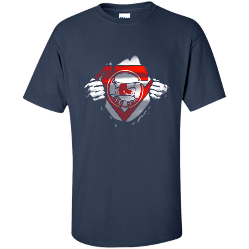 Boston Red Sox And Superman Fans - Shirt