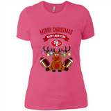 San Francisco 49ers NFL Reindeer Funny Merry Christmas And Happy New Year