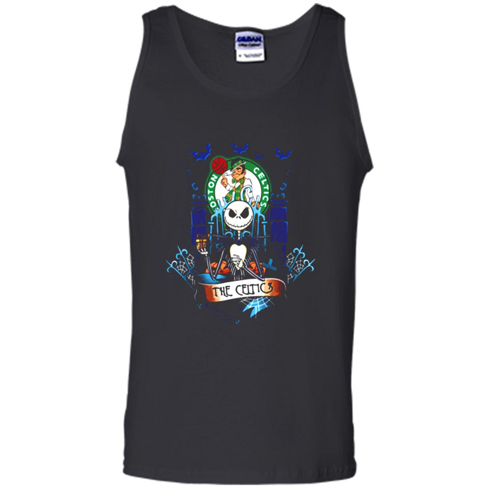Boston Celtics Halloween The Nightmare Before Christmas - Tank Top