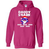 Daddy Shark Costume Reindeer Funny Christmas T-Shirt - Hoodie