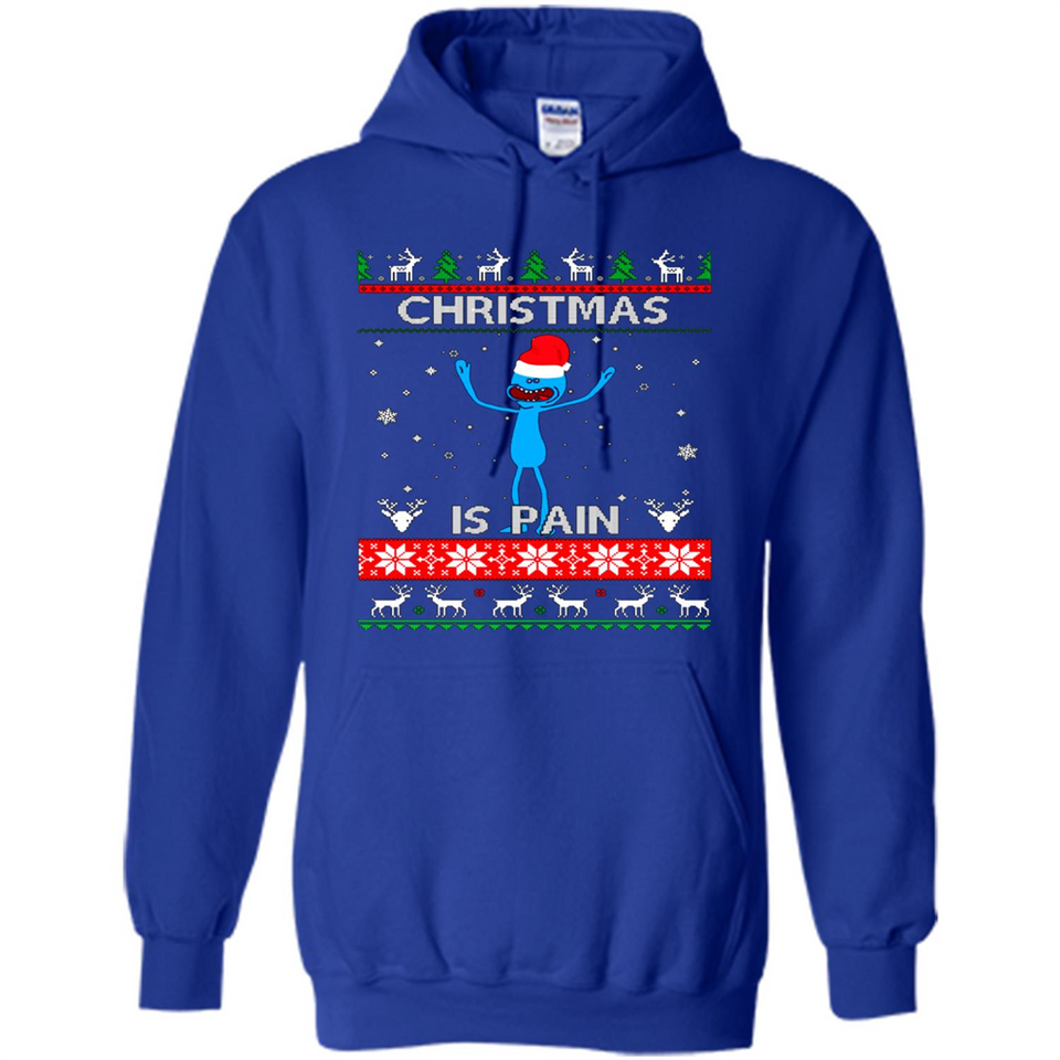Mr Meeseeks Christmas Is Pain – Rick and Morty Christmas Sweater PINGPONG
