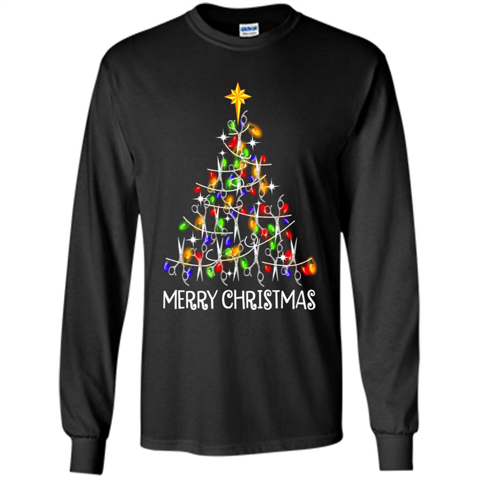 Hairstylist Merry Christmas Hairstylist Scissors Christmas Tree PING PONG