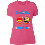 Snow Day Shirt For Edmonton Oilers Vs Minion Fans pingpong