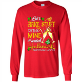 Let’s Bake Stuff Drink And Watch Hallmark Christmas Movies Sweatshirt PINGPONG