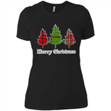 Plaid Christmas Tree Shirt Merry Christmas Plaid is Rad
