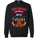 Seattle Seahawks NFL Reindeer Funny Merry Christmas And Happy New Year