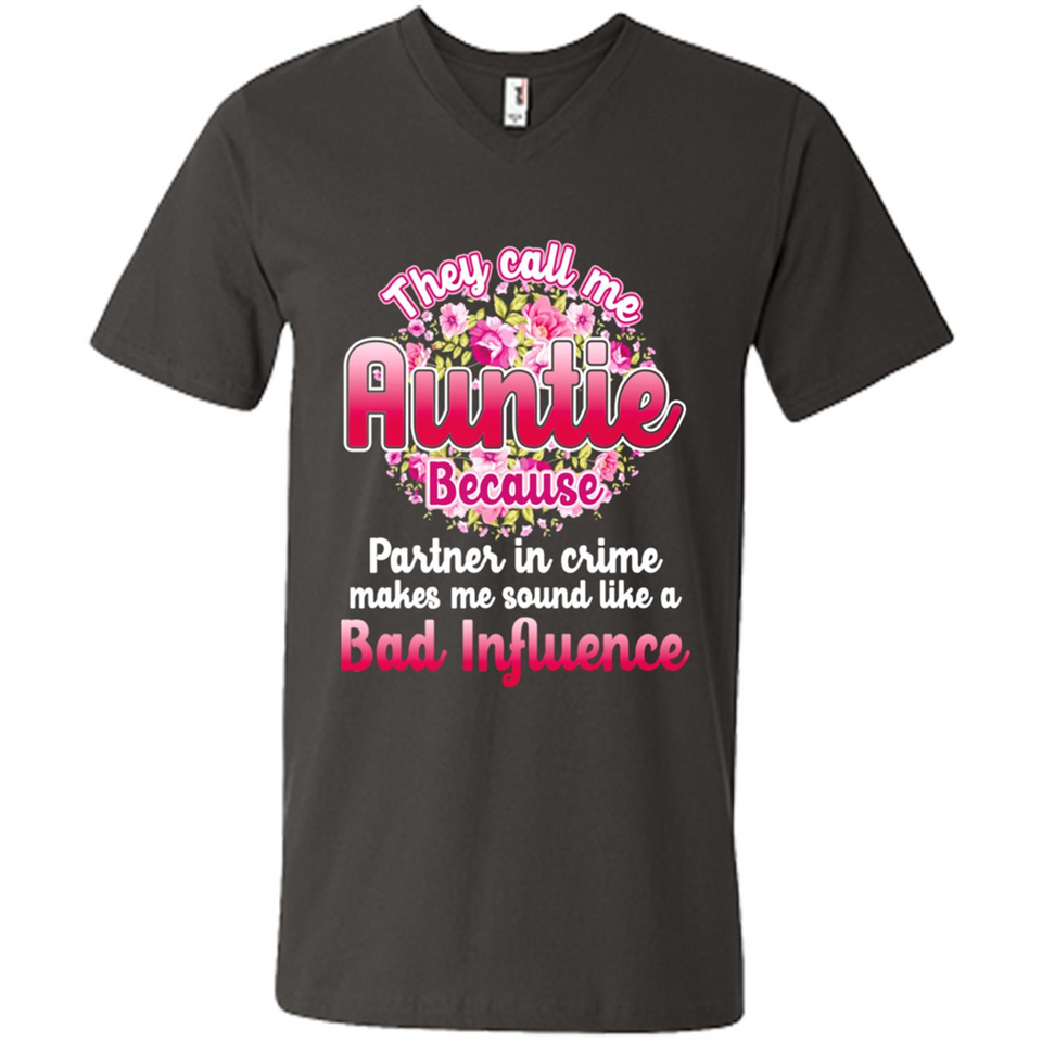 They Call Me Auntie Flower - Men's V-Neck