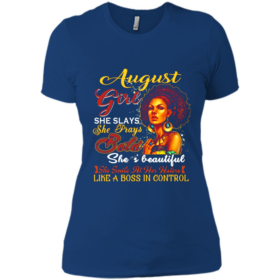 August Girl She Slays She Prays Beautiful Birthday PINGPONG