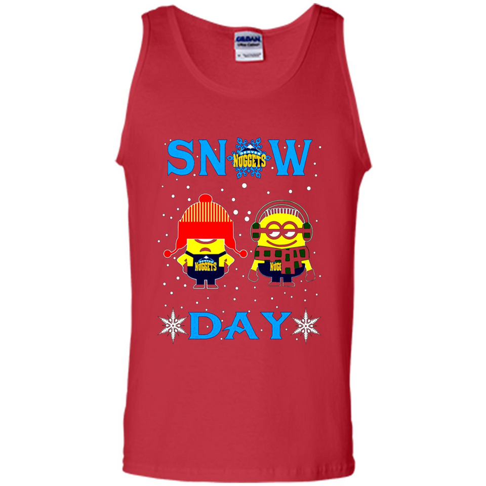 Snow Day Shirt For Denver Nuggets Vs Minion Fans pingpong