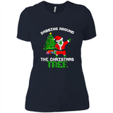 Christmas Dabbing Santa - Ladies' Boyfriend T-Shirt