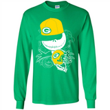 Jack Skellington The Nightmare Before Christmas-Packers Football - Long Sleeve T-Shirt