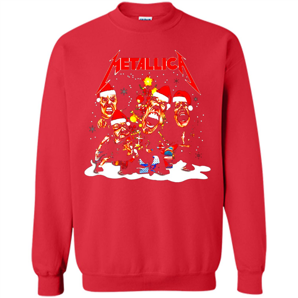 Metallica christmas sweatshirt hoodie long PINGPONG - Sweatshirt
