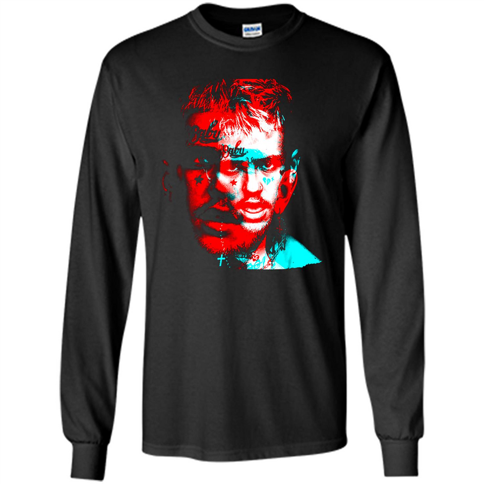 Lil Peep Rapper Fan Wear Shirt Ladies' Boyfriend Shirt - Long Sleeve T-Shirt