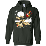 Christmas Santa Golden Retriever Sleigh For Labrador Retriever