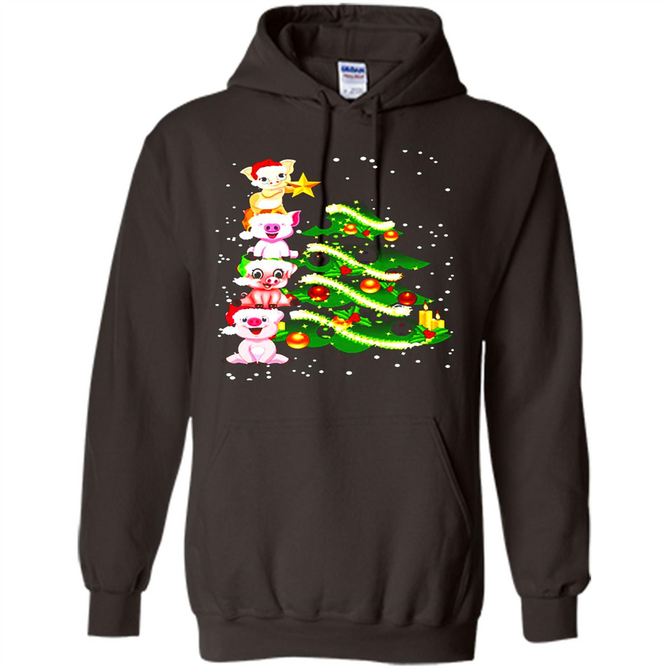 Pigs Christmas T Shirt PINGPONG - Hoodie