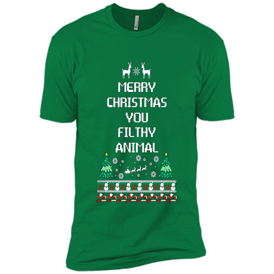 Merry Christmas You Filthy Animal Sweatshirt PINGPONG