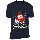 Merry Christmas Pig s - Premium Short Sleeve T-Shirt