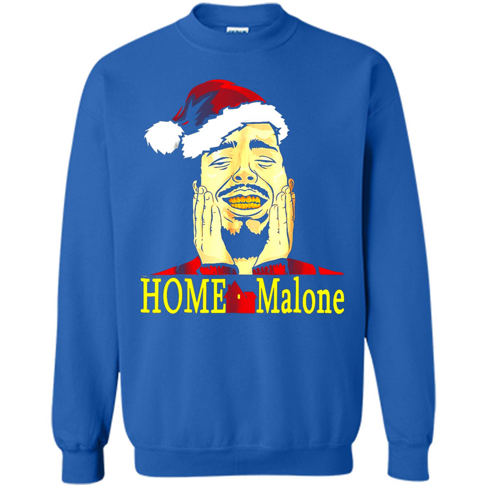 Home Malone Shirt Post Malone Christmas Sweatshirt - Sweatshirt