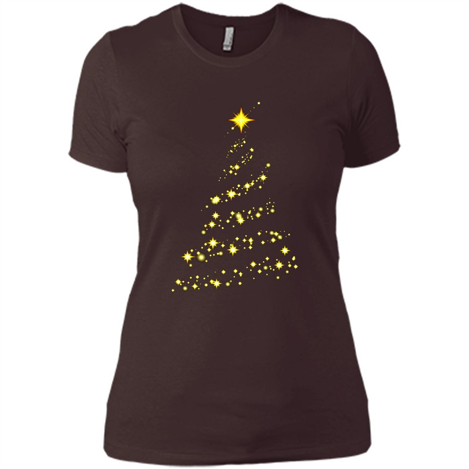 Modern Christmas Tree Light Led Merry Xmas Mug PINGPONG - Ladies' Boyfriend T-Shirt