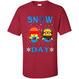 Snow Day Shirt For Carolina Panthers Vs Minion Fans pingpong
