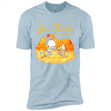 Snoopy Thanksgiving Give Thanks With A Grateful Heart - Premium Short Sleeve T-Shirt