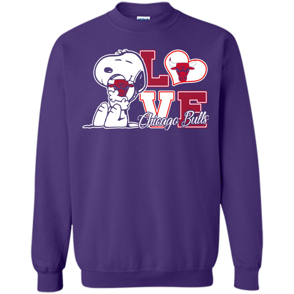 Snoopy loves NBA Chicago Bulls - Sweatshirt