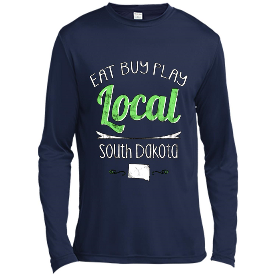 Eat Buy Play Local South Dakota Distressed PING PONG