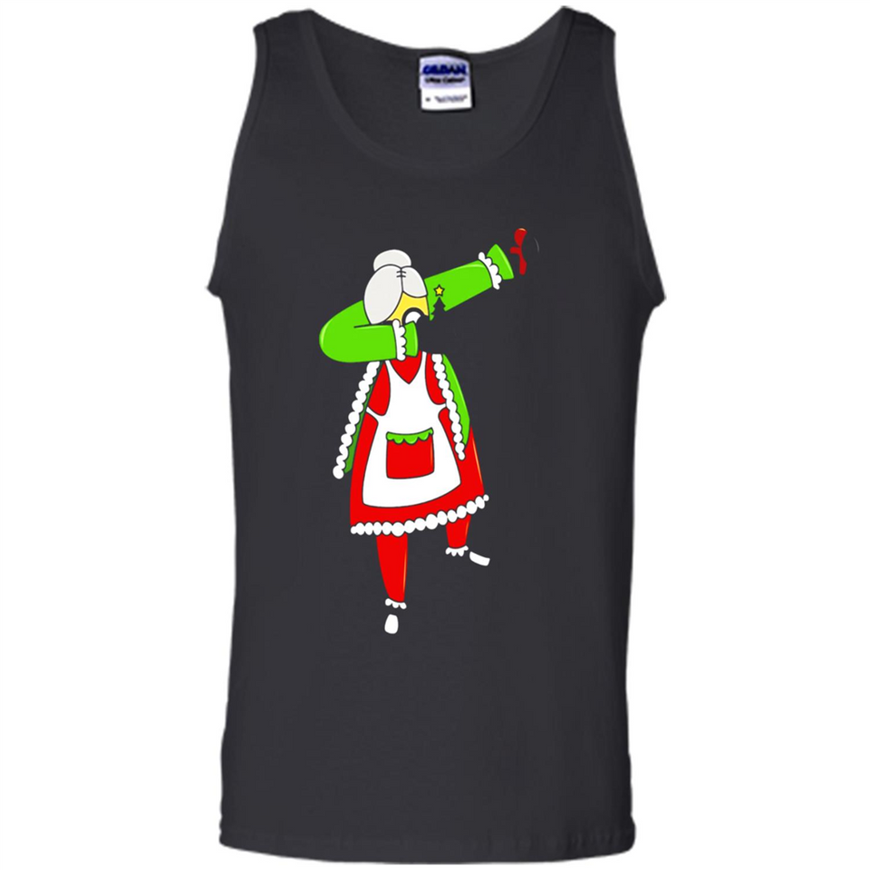 Funny Dabbing Mrs. Santa Claus Christmas Dab - Tank Top
