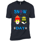 Snow Day Shirt For Houston Rockets Vs Minion Fans pingpong