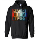 Retro Straight Outta 1986 32 Years Old - Hoodie