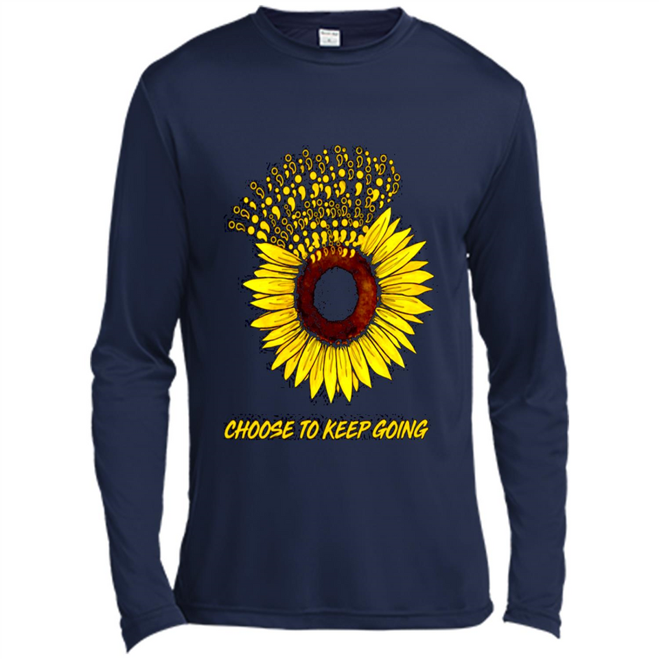 Semicolon Sunflower choose to keep going PINGPONG
