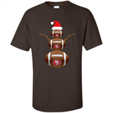 San Francisco 49ers NFL Dabbing Snowman Xmas