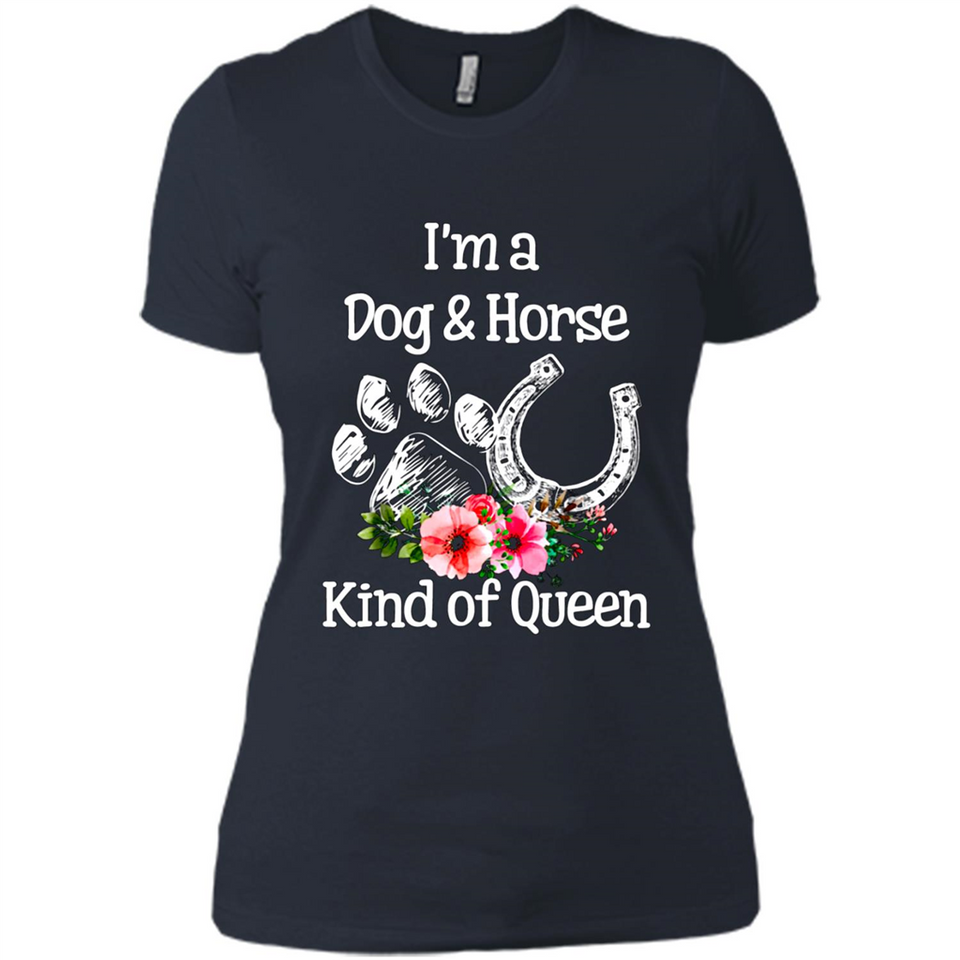 I'm A Dog & Horse Shirt Animal Lover Gift