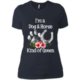 I'm A Dog & Horse Shirt Animal Lover Gift