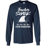 Teacher Shark Doo Doo Doo Your Homework Shirt Ladies' Boyfriend